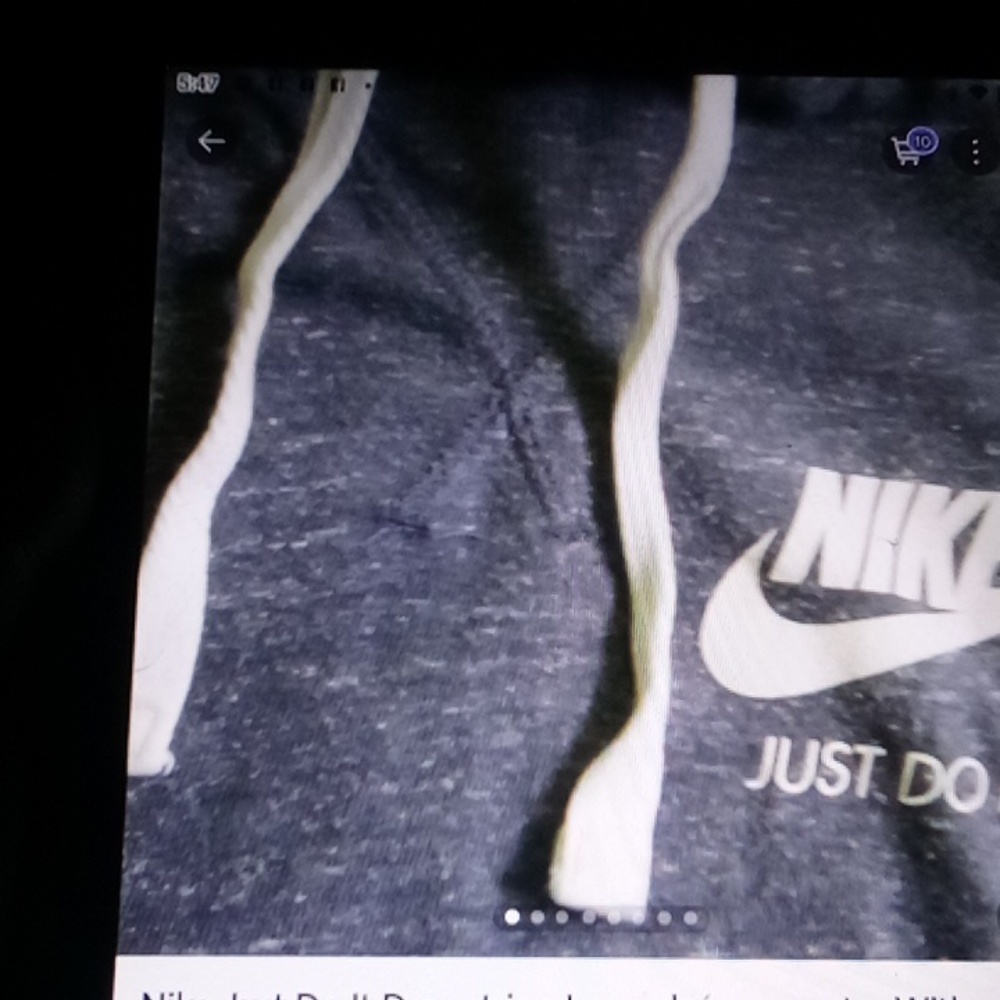 Nike Just Do it Long Sleeve sweater with hood lightweight